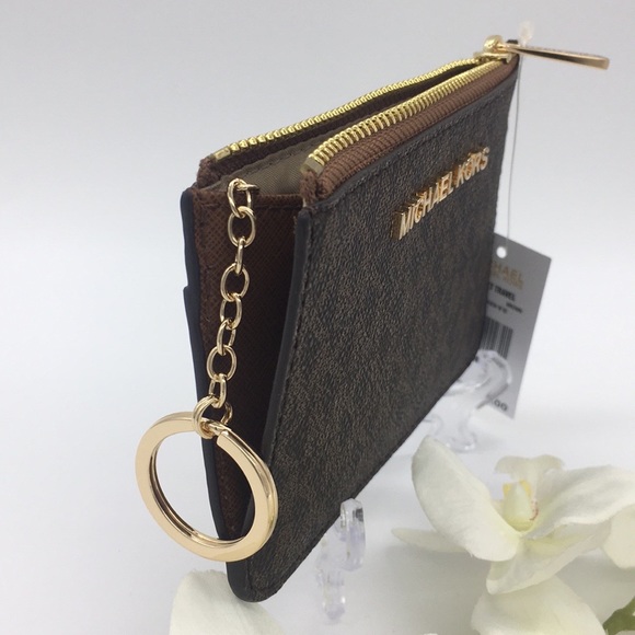 Jet Set Travel Sm TZ Coinpouch W ID Leather Brown - Picture 3 of 8